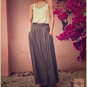 Garnet Hill favorite maxi knit skirt